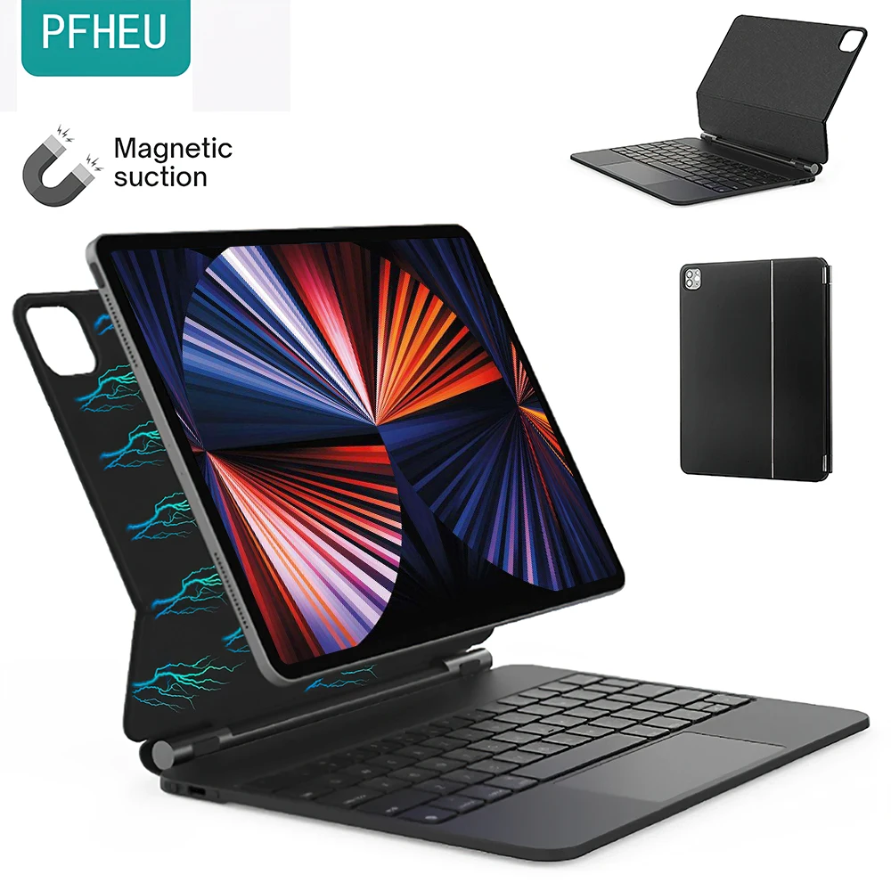 Magic Keyboard For iPad Air 4 10.9 Case Magnetic 2020 2021 2018 iPad Pro 11 12.9 With Wireless keyboard Bluetooth Compatible
Magic Keyboard For iPad Air 4 10.9 Case Magnetic 2020 2021 2018 iPad Pro 11 12.9 With Wireless keyboard Bluetooth Compatible