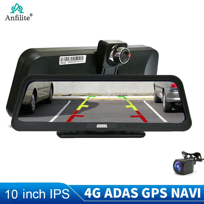 10" 4G Car DVR Camera GPS FHD 1080P Android 8.1 Dash Cam Navigation ADAS Video Recorder Dual Lens Night Vision G-Sensor 24H Park
10" 4G Car DVR Camera GPS FHD 1080P Android 8.1 Dash Cam Navigation ADAS Video Recorder Dual Lens Night Vision G-Sensor 24H Park