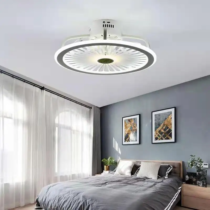 Modern intelligent ceiling fan, remote controlled three-color LED lamp, creative, suitable for study, bedroom and living room
Modern intelligent ceiling fan, remote controlled three-color LED lamp, creative, suitable for study, bedroom and living room