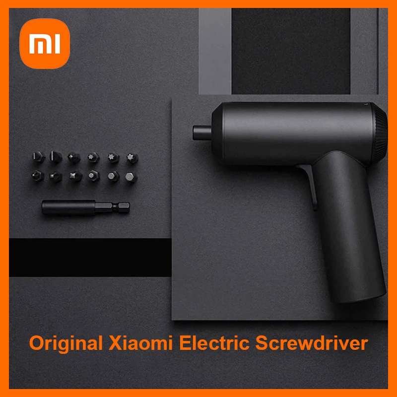 

Original Xiaomi Electric Screwdriver Cordless Rechargeable Screwdriver 3.6V 2000mAh Li-ion 5N.m Bolt Driver