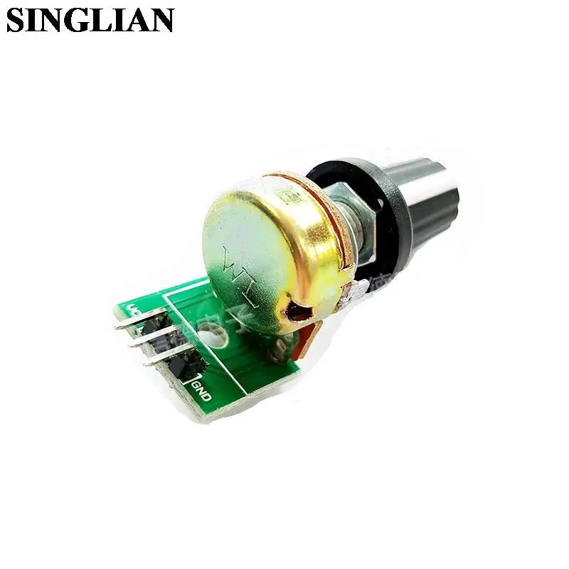 10K Resistance Potentiometer Module Adjustable Resistance Module Single Turn Adjustable Analog Output 0-5V Voltage
10K Resistance Potentiometer Module Adjustable Resistance Module Single Turn Adjustable Analog Output 0-5V Voltage