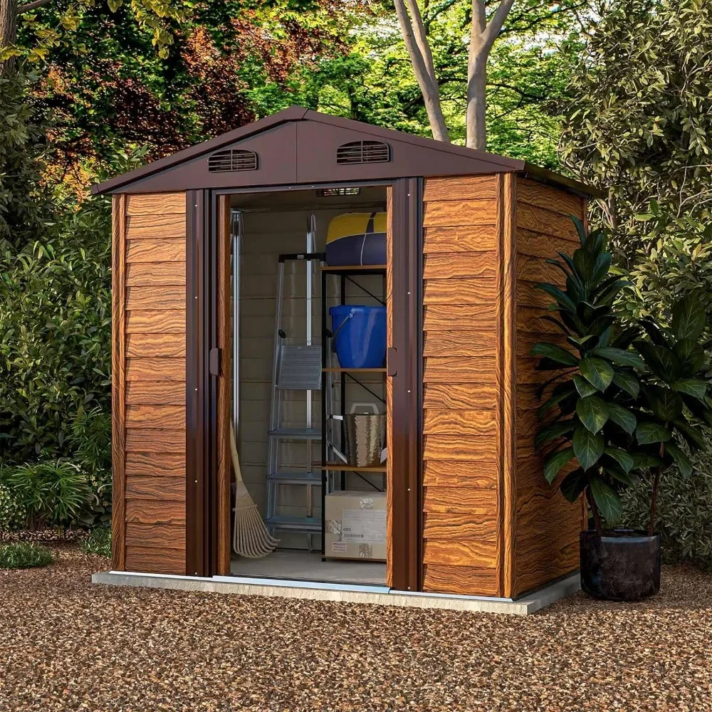 Backyard Garden Shed Steel Yard Shed With Design of Lockable Doors Outdoor Storage Booth Tools Patio Outside Use Buildings Home
Backyard Garden Shed Steel Yard Shed With Design of Lockable Doors Outdoor Storage Booth Tools Patio Outside Use Buildings Home