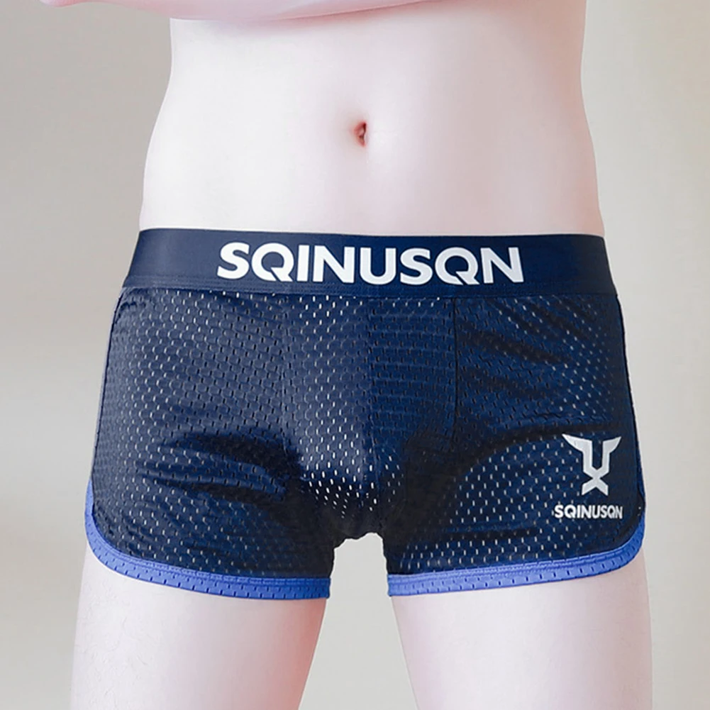 1pc Fashion Men's Mesh Boxers Shorts Summer Breathable Pouch Briefs Underwear Trunks Lingerie Ice-Silk Comfy Men Panties
1pc Fashion Men's Mesh Boxers Shorts Summer Breathable Pouch Briefs Underwear Trunks Lingerie Ice-Silk Comfy Men Panties