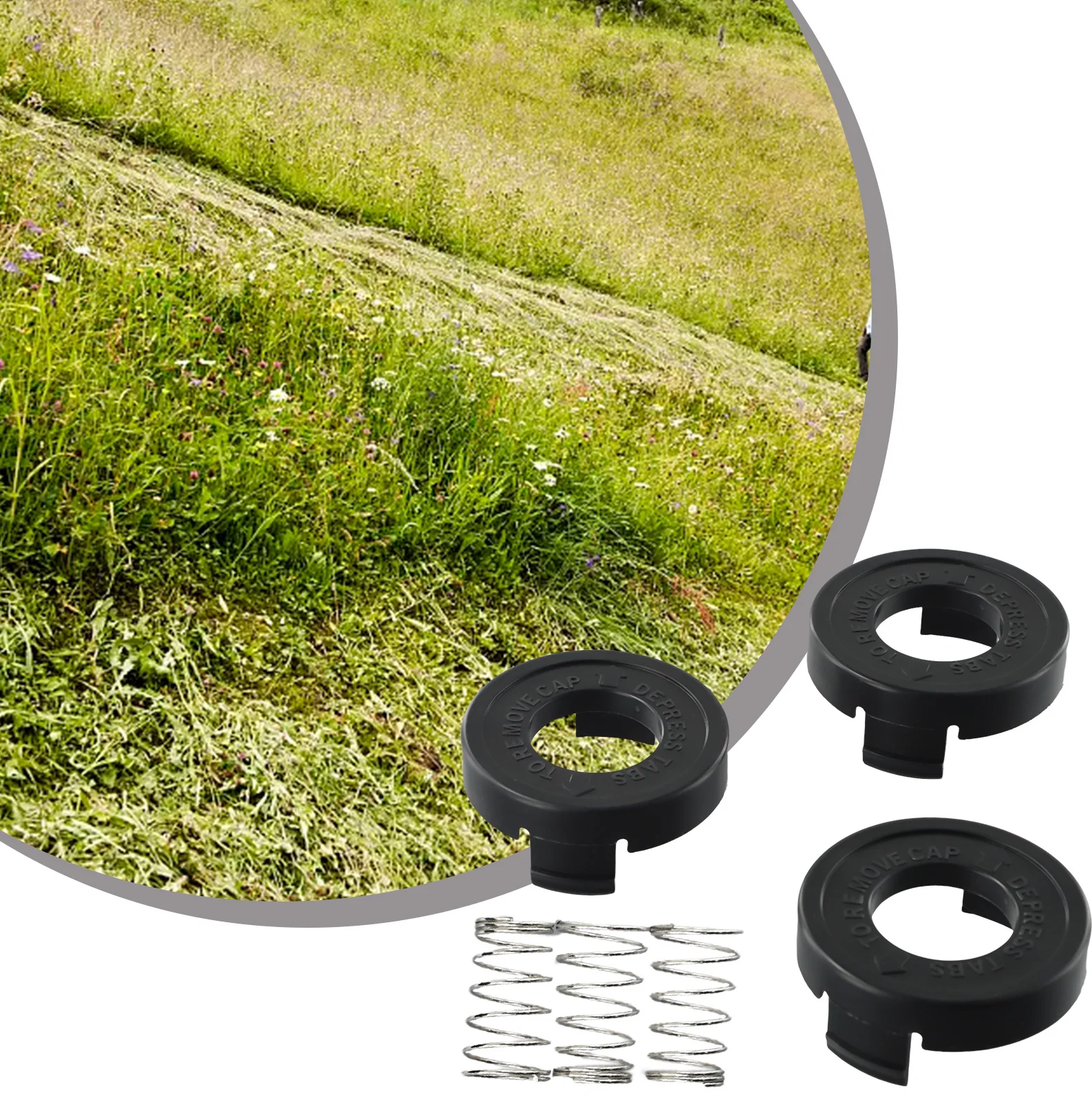 3PCS Lawn Mower Accessories Cap Cover Coil Cover For Black & Decker GL250 GL310 GL360 GLC12 BDST36 Gardening Tools
3PCS Lawn Mower Accessories Cap Cover Coil Cover For Black & Decker GL250 GL310 GL360 GLC12 BDST36 Gardening Tools