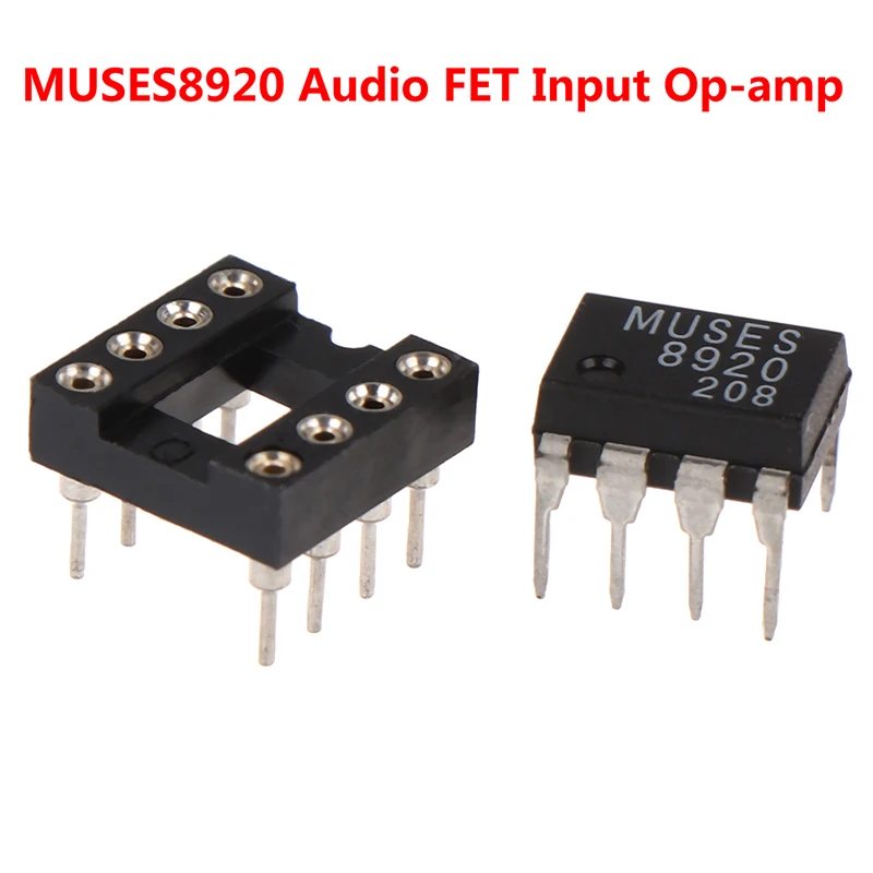 MUSES8920 Audio FET Input Op-amp DIP-8 IC JRC 2-way High-quality Dual Operational Amplifier
MUSES8920 Audio FET Input Op-amp DIP-8 IC JRC 2-way High-quality Dual Operational Amplifier