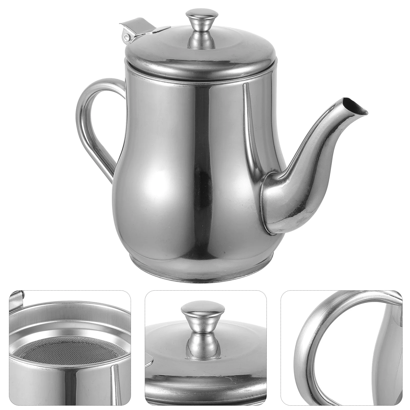 Oil Strainer Pot Stainless Steel Grease Container with Removable Filter Screen Household Storage Tool for Home Whey Ladle
Oil Strainer Pot Stainless Steel Grease Container with Removable Filter Screen Household Storage Tool for Home Whey Ladle