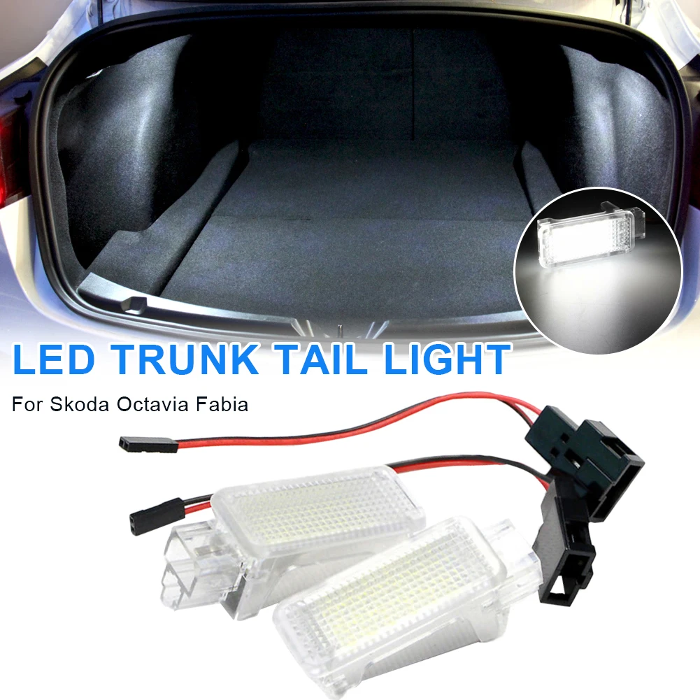 2pcs LED Car Compartment Lamp For Skoda Fabia Mk1 1999-2007 Mk2 2007-2014 Octavia Roomster Superb Kodiaq Lamp Boot Lights
2pcs LED Car Compartment Lamp For Skoda Fabia Mk1 1999-2007 Mk2 2007-2014 Octavia Roomster Superb Kodiaq Lamp Boot Lights