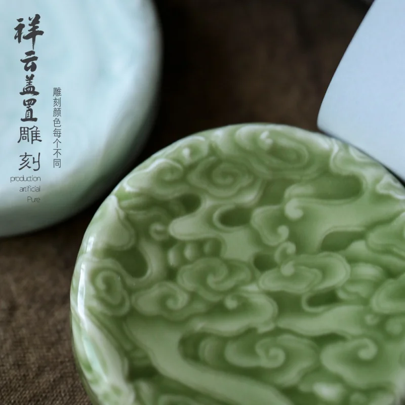 Vakarufalhi, зеленый керамический комплект крышек ручной работы Fambe famonia, держатель для крышки Jingdezhen, столовые приборы для чайной церемонии, блюдце Co
Vakarufalhi, зеленый керамический комплект крышек ручной работы Fambe famonia, держатель для крышки Jingdezhen, столовые приборы для чайной церемонии, блюдце Co