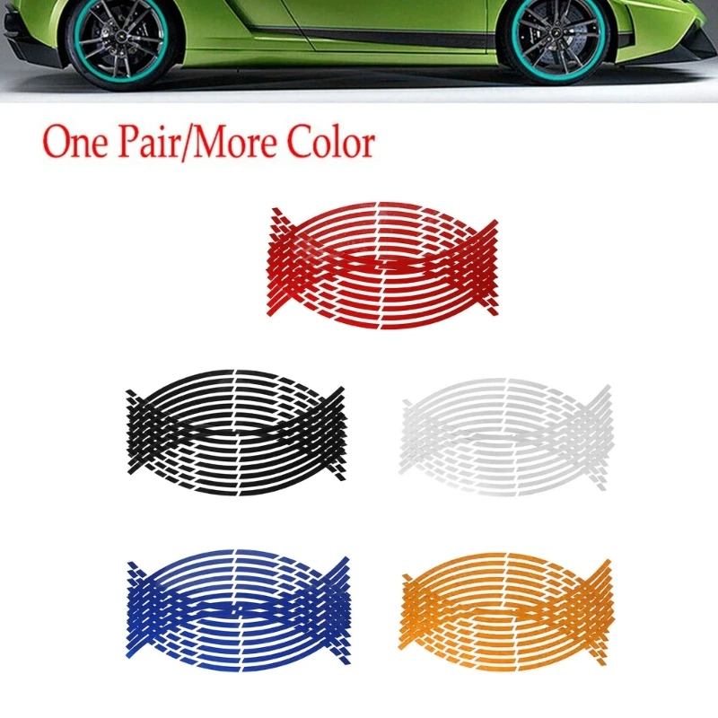 Wheel Sticker Motorcycle Wheels Cycling Bike Night Safety Stripe 17-18'' Reflective Stickers Universal Tape
Wheel Sticker Motorcycle Wheels Cycling Bike Night Safety Stripe 17-18'' Reflective Stickers Universal Tape