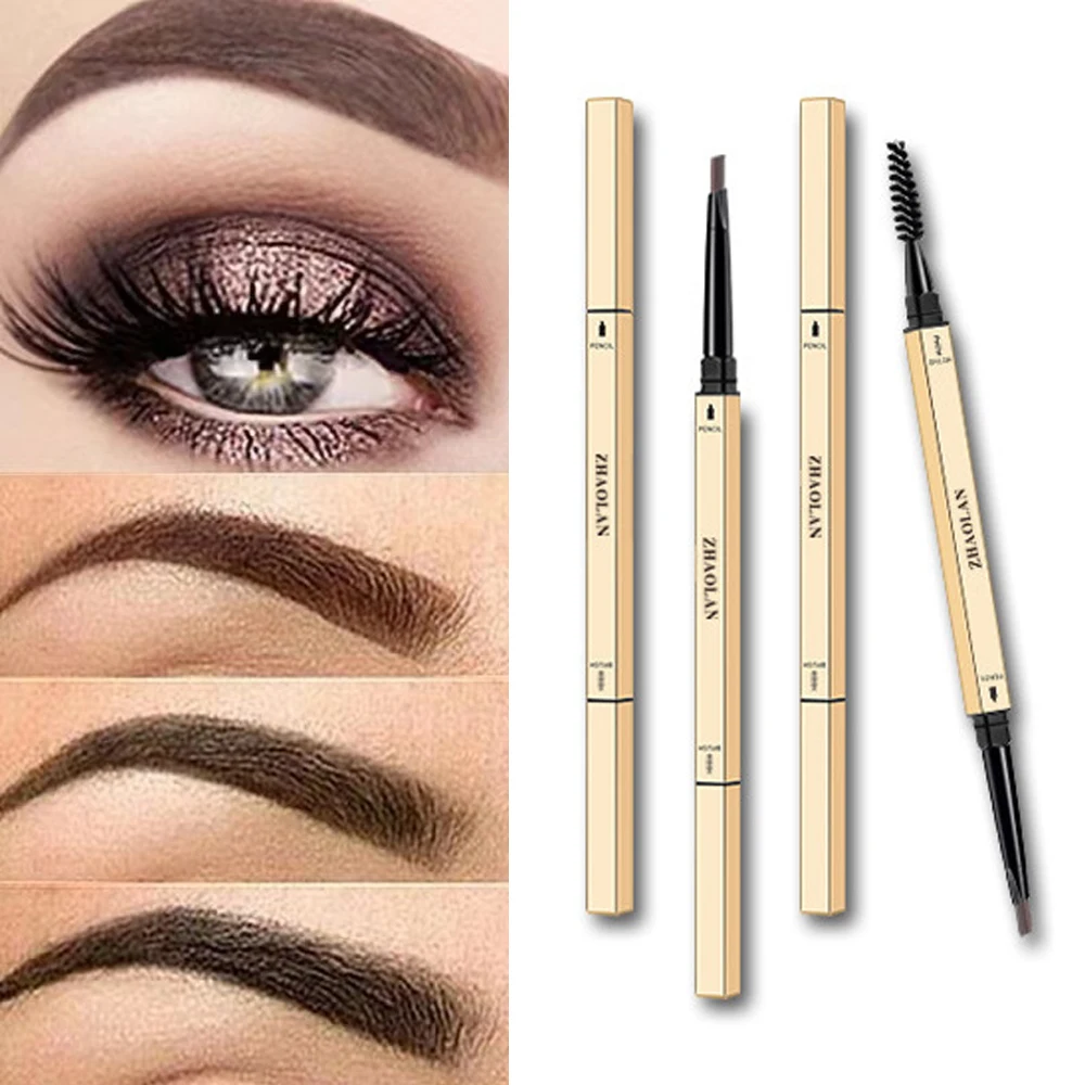 Водостойкий ультратонкий карандаш для бровей, механический карандаш для макияжа бровей с кончиком 1,6 мм, для точно определяемых бровей, мягкий коричневый 
Водостойкий ультратонкий карандаш для бровей, механический карандаш для макияжа бровей с кончиком 1,6 мм, для точно определяемых бровей, мягкий коричневый