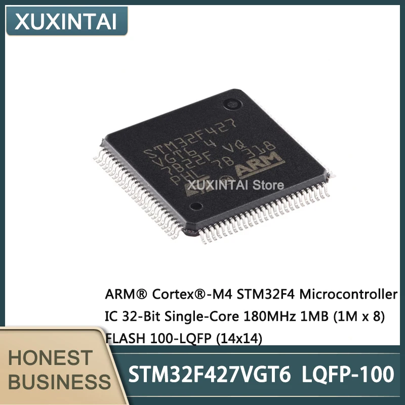 5Pcs/Lot New Original STM32F427VGT6 STM32F427 Microcontroller IC 32-Bit Single-Core 180MHz 1MB (1M x 8) FLASH 100-LQFP
5Pcs/Lot New Original STM32F427VGT6 STM32F427 Microcontroller IC 32-Bit Single-Core 180MHz 1MB (1M x 8) FLASH 100-LQFP