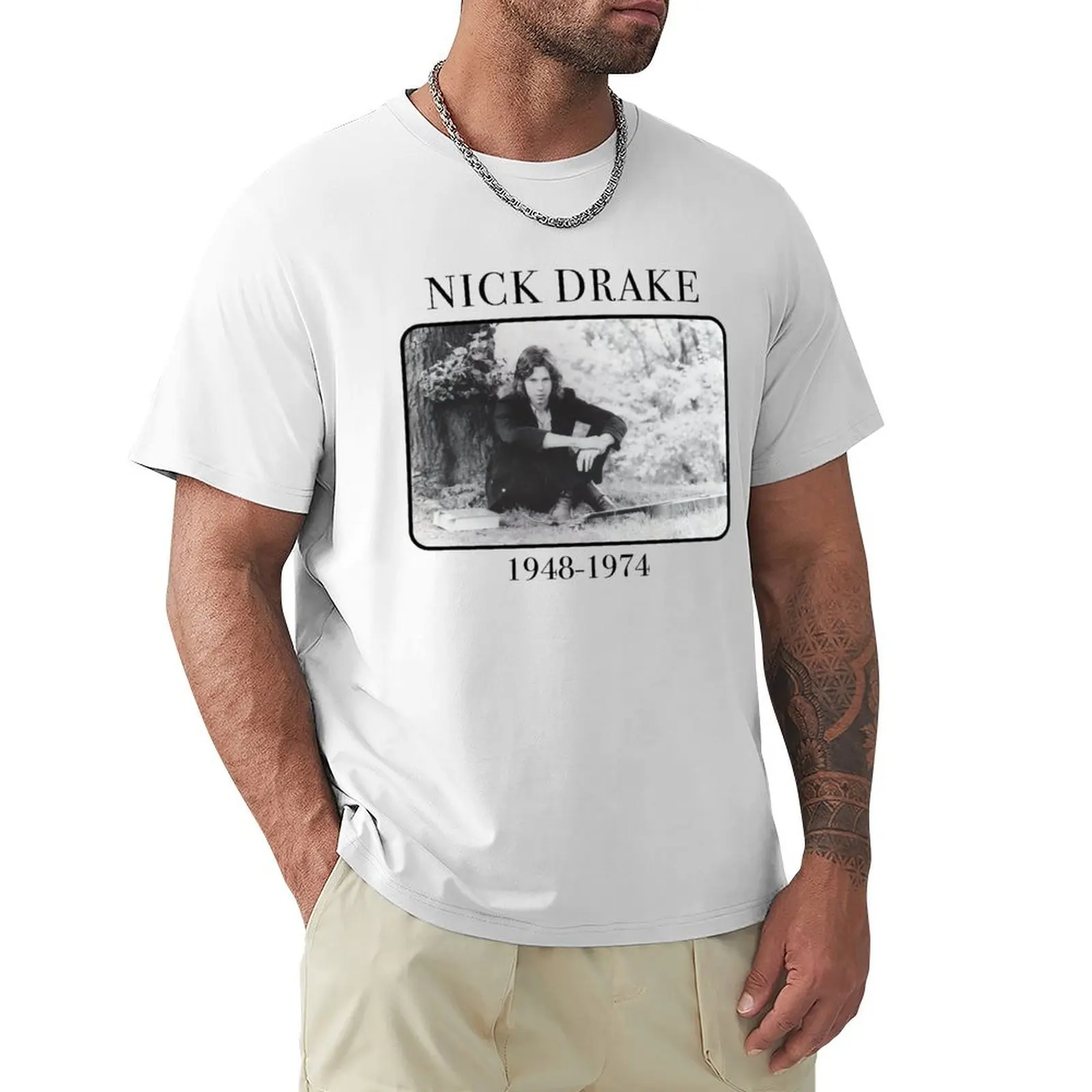Nick Drake Classic T-Shirt heavyweights Short sleeve tee plus size tops men clothes
Nick Drake Classic T-Shirt heavyweights Short sleeve tee plus size tops men clothes