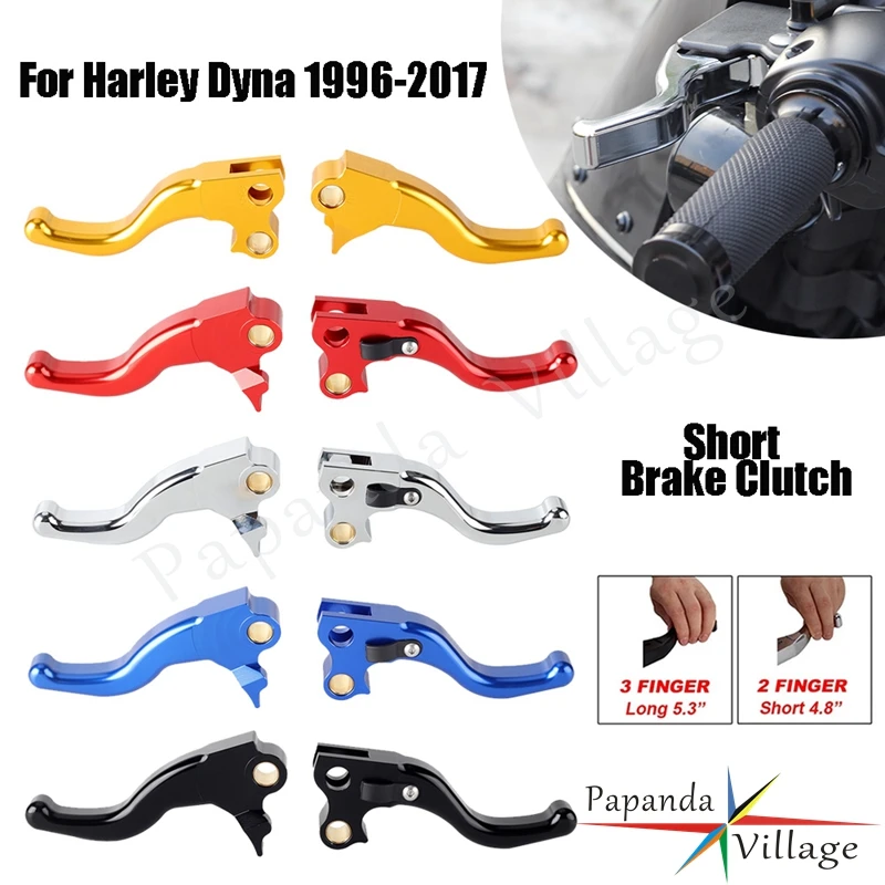 

Motorcycle CNC Brake Clutch Levers Short Lever Hand Control For Harley Fat Boy Dyna Low Rider FXDL FXDLI FXDLS FXDF FXDS 1996-17