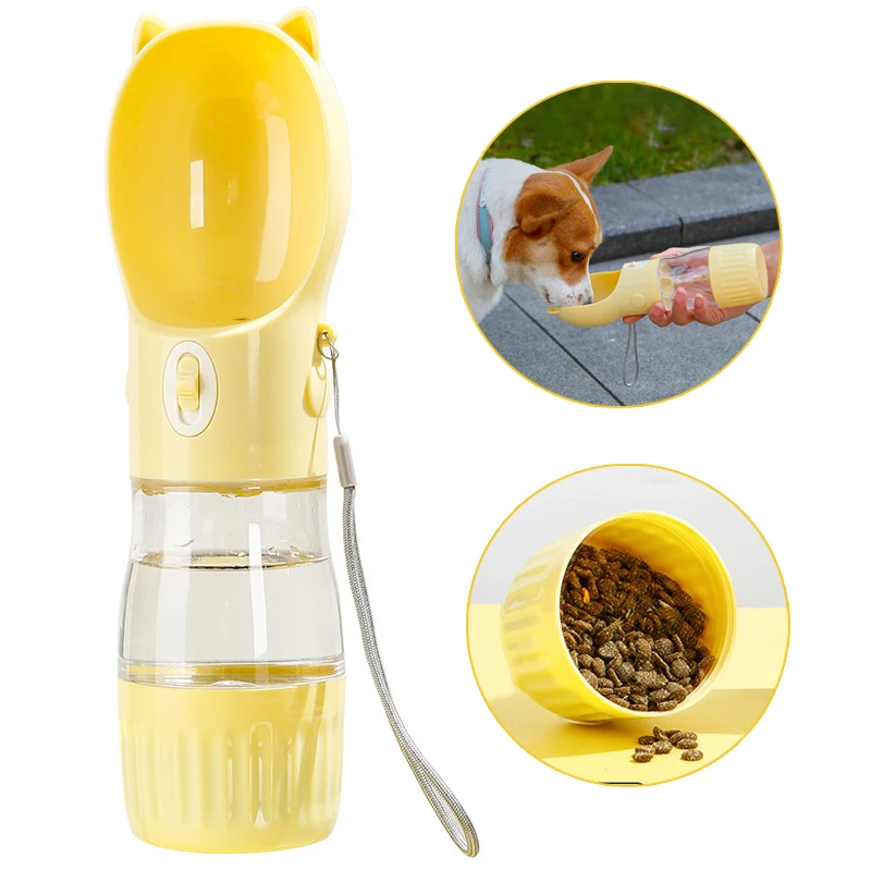 Dog Water Bottle 2 in 1 Leak Proof Portable Pet Water Bottle with Food Container Pets for Outdoor Walking Food Grade Plastic
Dog Water Bottle 2 in 1 Leak Proof Portable Pet Water Bottle with Food Container Pets for Outdoor Walking Food Grade Plastic