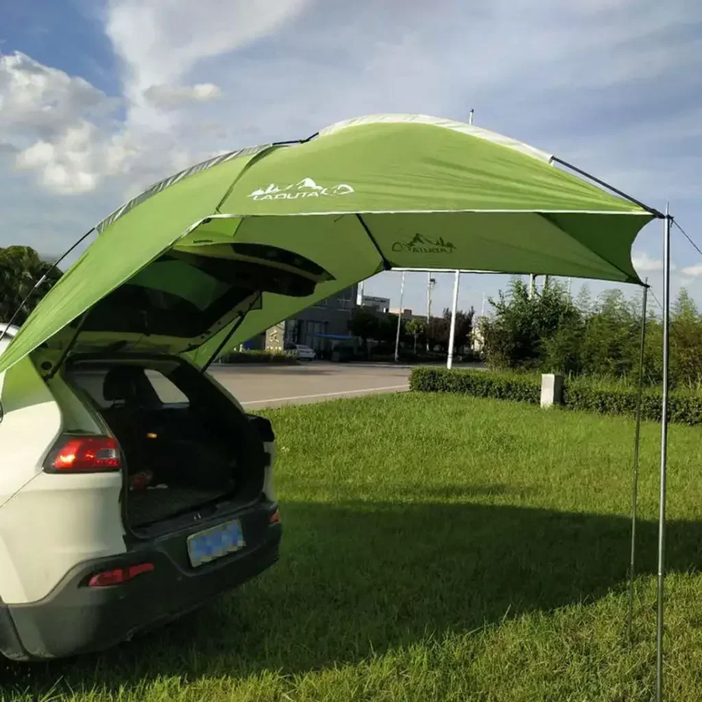 

Rainproof Awning Shelter Waterproof SUV Trunk Tent Car Tail Self-driving Picnic Barbecue Tourist Tent Vehicle Rear Canopy Beach