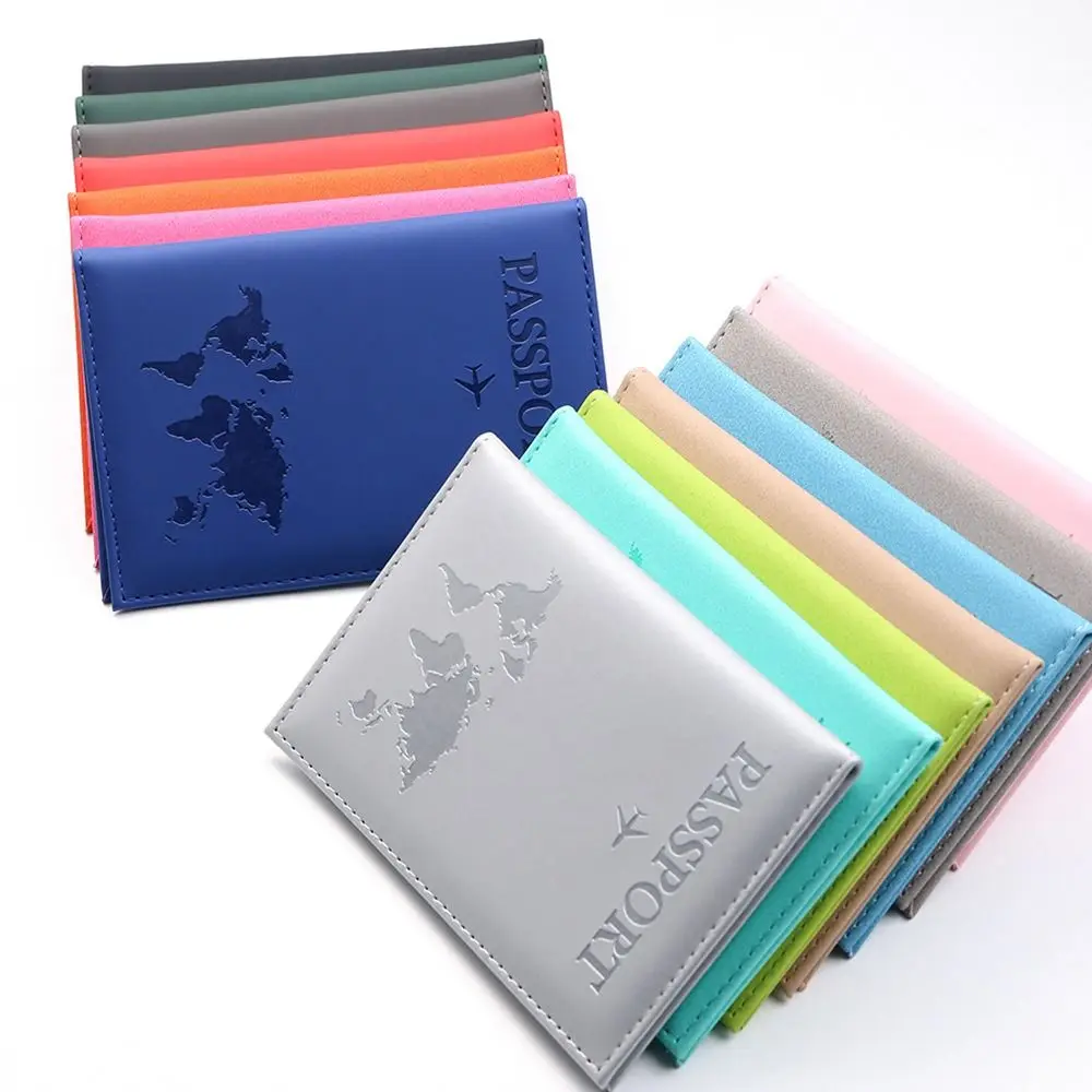 

Airplane Ticket Holder Certificate Storage Bag Letter Travel Accessories PU Card Case Passport Protective Cover Passport Holder