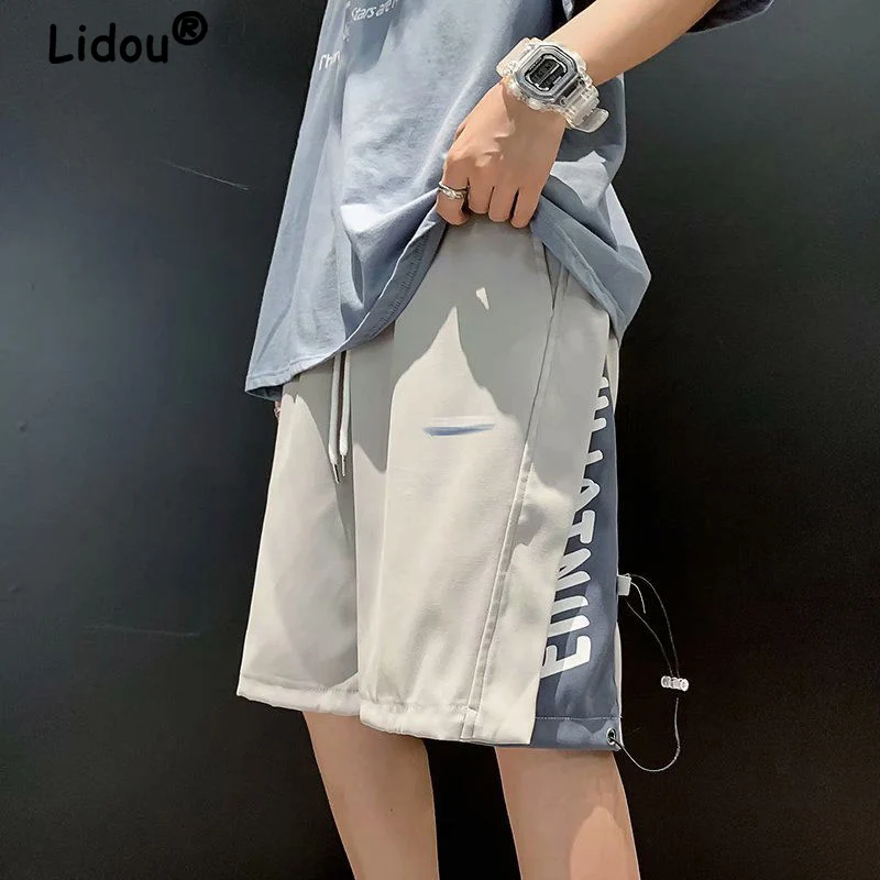 Handsome Casual Sports Waist Drawstring Fake Two Piece Male Wide Leg Shorts Summer Loose High Quality Printing Man Trousers 2022
Handsome Casual Sports Waist Drawstring Fake Two Piece Male Wide Leg Shorts Summer Loose High Quality Printing Man Trousers 2022