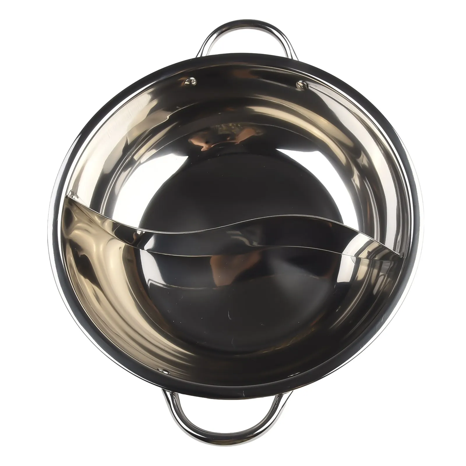Twin Divided Hot Pot Soup Gas Stove Home Hotpot Stainless Steel Compatible Pot Cooker Cookware Dish Plate Double Druable
Twin Divided Hot Pot Soup Gas Stove Home Hotpot Stainless Steel Compatible Pot Cooker Cookware Dish Plate Double Druable