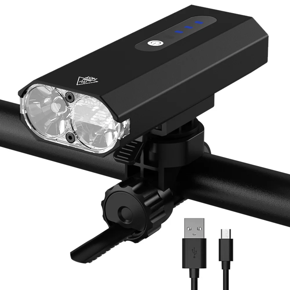800 Lumens Cycling Light Intelligent Light Sensing High-capacity USB Charging Aluminum Mountain Bike Headlight
800 Lumens Cycling Light Intelligent Light Sensing High-capacity USB Charging Aluminum Mountain Bike Headlight