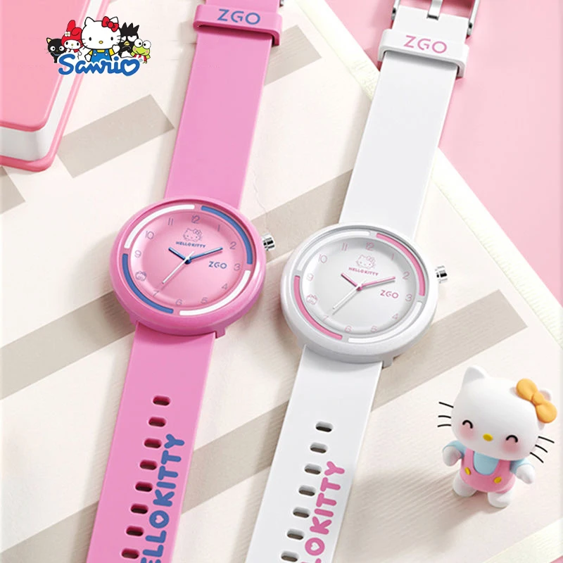 Кварцевые часы Hello Kitty Sanrio, милые Мультяшные часы для учеников младшей и старшей школы, детские милые подарки на день рождения для девочек
Кварцевые часы Hello Kitty Sanrio, милые Мультяшные часы для учеников младшей и старшей школы, детские милые подарки на день рождения для девочек