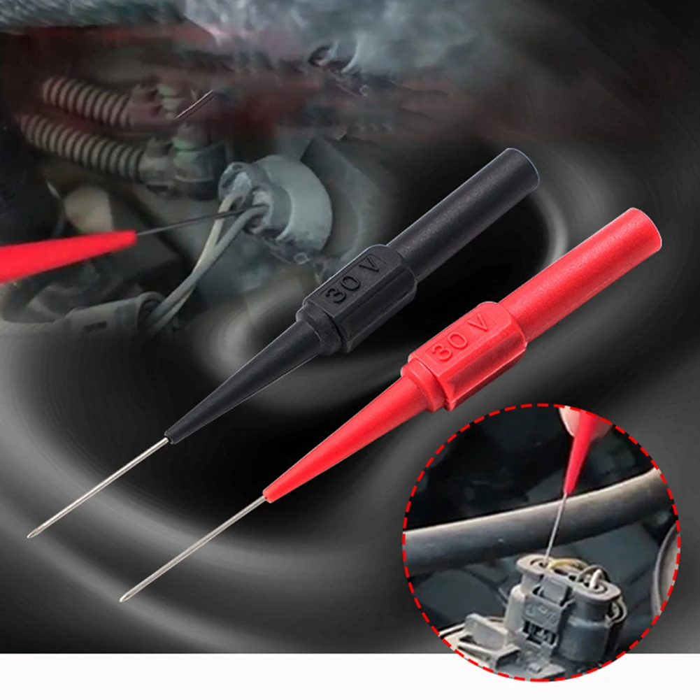 30V Diagnostic Tools Multimeter Test Extention Back Piercing Needle Tip Probes Leads For Multimeter Pens
30V Diagnostic Tools Multimeter Test Extention Back Piercing Needle Tip Probes Leads For Multimeter Pens