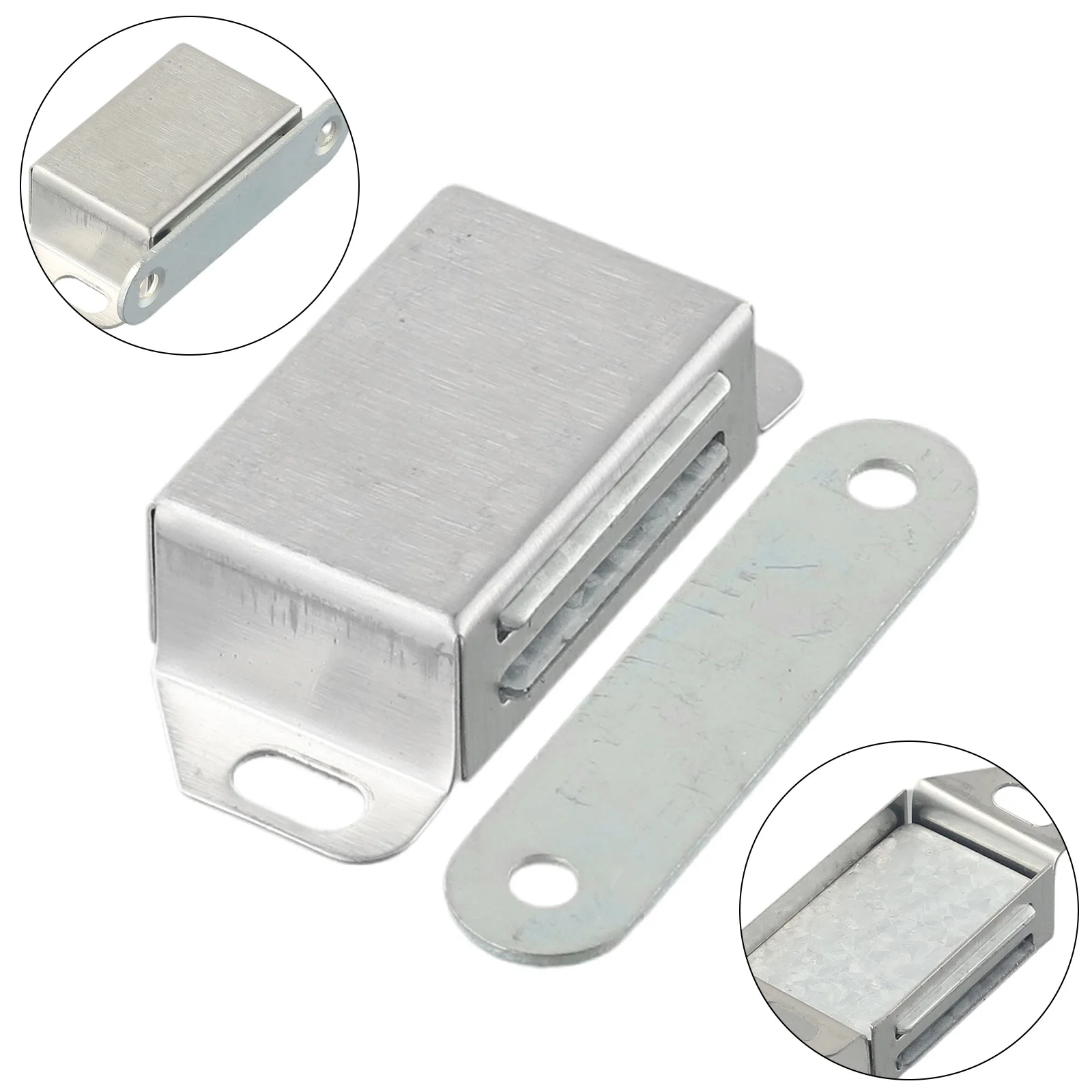 

Magnetic Door Catch Cabinet Cupboard Catches Stainless Steel Magnetic Door Stop Closer For Cupboard Wardrobe Furniture Hardware