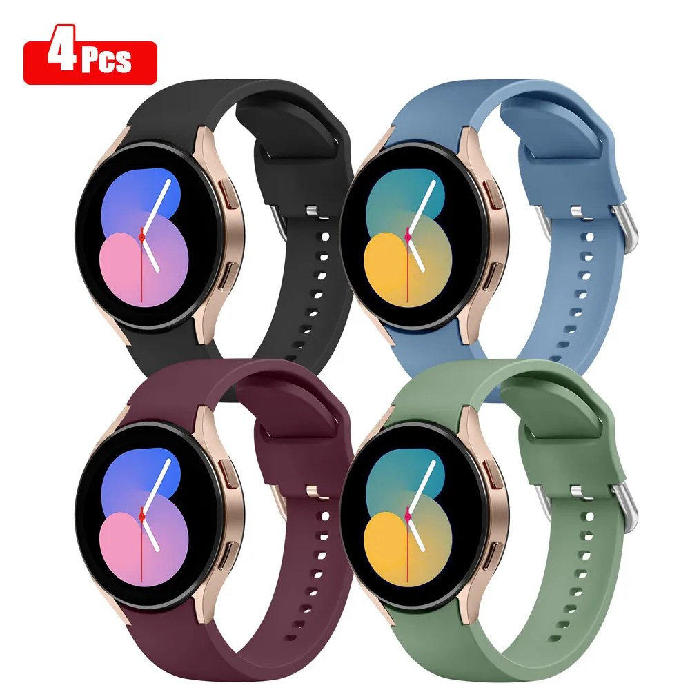 4 Pack No Gaps Band For Samsung Galaxy Watch 5 Pro 45mm/Watch 4 Classic 42mm 46mm/Watch 4 5 40mm 44mm Strap Bracelet Sport Band
4 Pack No Gaps Band For Samsung Galaxy Watch 5 Pro 45mm/Watch 4 Classic 42mm 46mm/Watch 4 5 40mm 44mm Strap Bracelet Sport Band