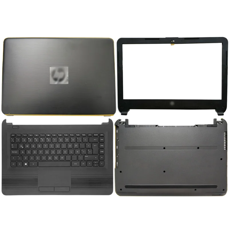 

NEW for HP 14-AC AF AY AN AM 240 G4 245 G4 Laptop LCD Back Cover/Front Bezel/Palmrest/Bottom Case Computer Case 814808-001