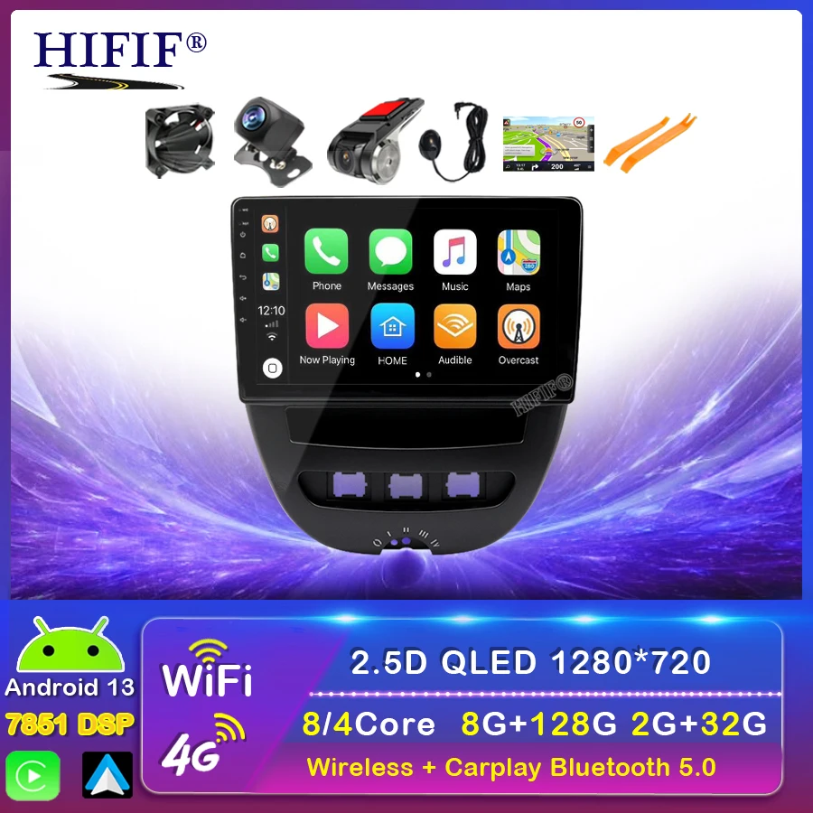 Автомобильный мультимедийный плеер 2 Din, Android 13, для Peugeot 107, Toyota Aygo, Citroen C1 2005-2014, радио, стерео, GPS-навигация
Автомобильный мультимедийный плеер 2 Din, Android 13, для Peugeot 107, Toyota Aygo, Citroen C1 2005-2014, радио, стерео, GPS-навигация