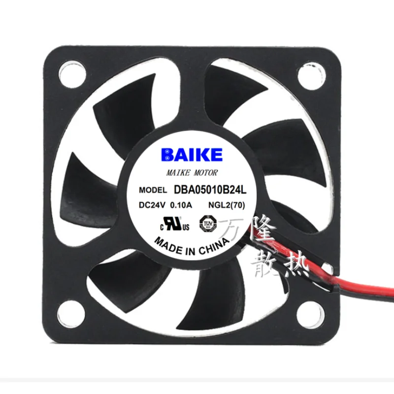 Новый охлаждающий вентилятор для BAIKE DBA05010B24L 24V 0.10A 5010, охлаждающий вентилятор 50x50x10 мм 
Новый охлаждающий вентилятор для BAIKE DBA05010B24L 24V 0.10A 5010, охлаждающий вентилятор 50x50x10 мм