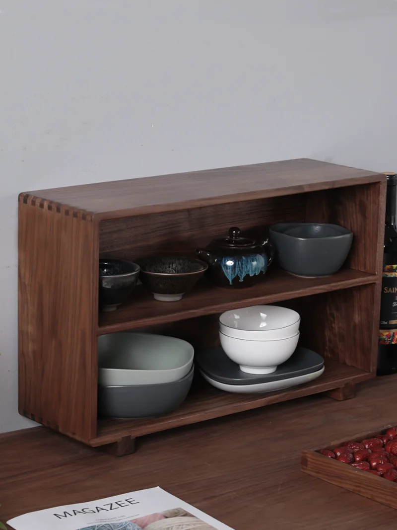 Solid wood water Cup storage box Desktop Cup storage cabinet Teacup Tea locker Wooden double layer storage rack
Solid wood water Cup storage box Desktop Cup storage cabinet Teacup Tea locker Wooden double layer storage rack