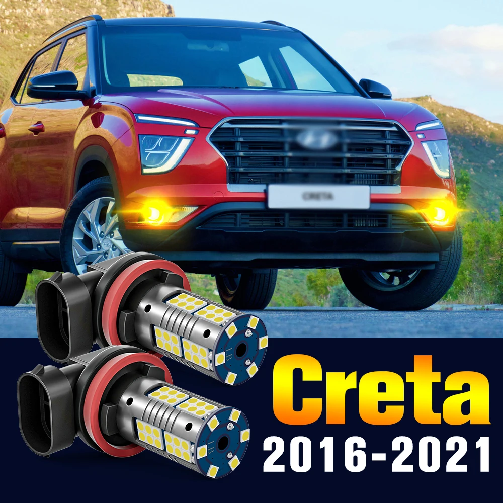 2 шт., светодиодные противотуманные фары для Hyundai Creta 2016-2021 2017 2018 2019 2020
2 шт., светодиодные противотуманные фары для Hyundai Creta 2016-2021 2017 2018 2019 2020