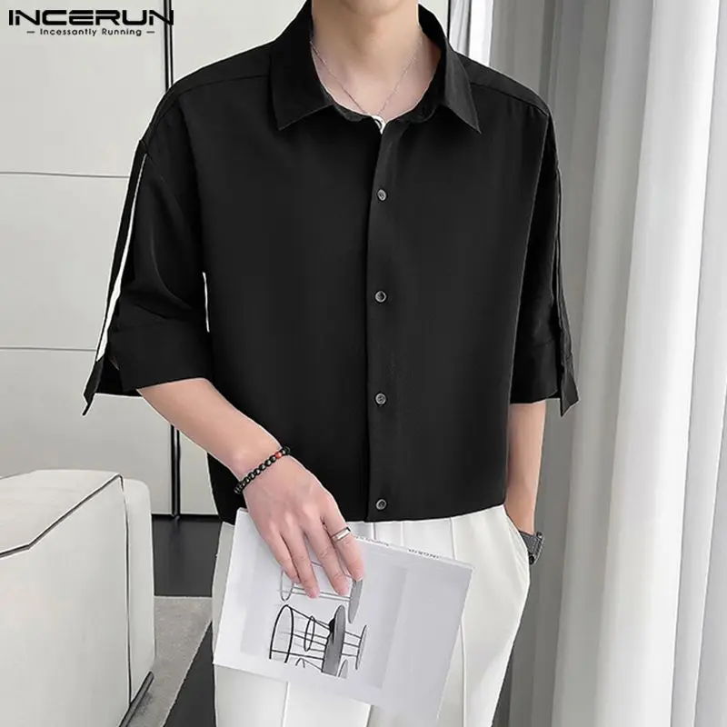 INCERUN Tops 2023 Korean Style New Men Contrast Shirts Casual Streetwear Hot Selling Sleeve Body Split Short Sleeve Blouse S-5XL
INCERUN Tops 2023 Korean Style New Men Contrast Shirts Casual Streetwear Hot Selling Sleeve Body Split Short Sleeve Blouse S-5XL