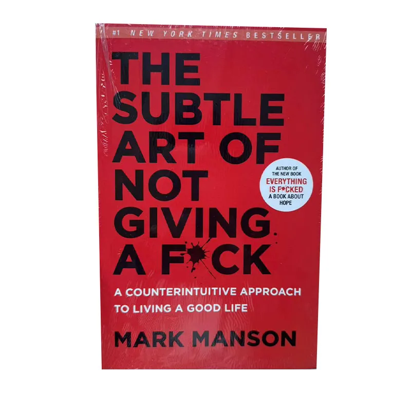 

The Subtle Art of Not Giving A F**k/Reshape Happiness/how To Live As You Want By Mark Manson Self Management Stress Relief Book