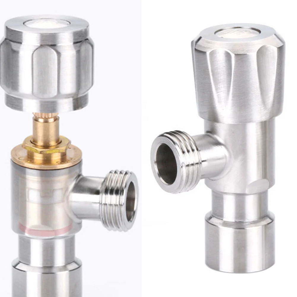 Stainless Steel Hot & Cold Inlet Valve Bathroom Faucet Stop Valve Kitchen Sink Basin Triangle Valve Water Pressure Regulator
Stainless Steel Hot & Cold Inlet Valve Bathroom Faucet Stop Valve Kitchen Sink Basin Triangle Valve Water Pressure Regulator