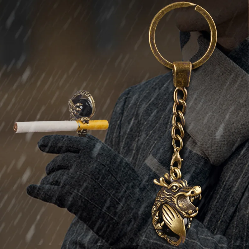 Dragon Design Cigarette Holder Key Ring Holder Keychian Smoker Smoke Holder for Lady and Gentleman Winter
Dragon Design Cigarette Holder Key Ring Holder Keychian Smoker Smoke Holder for Lady and Gentleman Winter