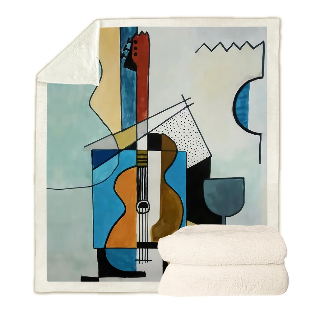 CLOOCL Fashion Blankets Art Painting Guitar 3D Printed Throw Blankets Double Layer Quilts Travel Quilt Dropshipping
CLOOCL Fashion Blankets Art Painting Guitar 3D Printed Throw Blankets Double Layer Quilts Travel Quilt Dropshipping