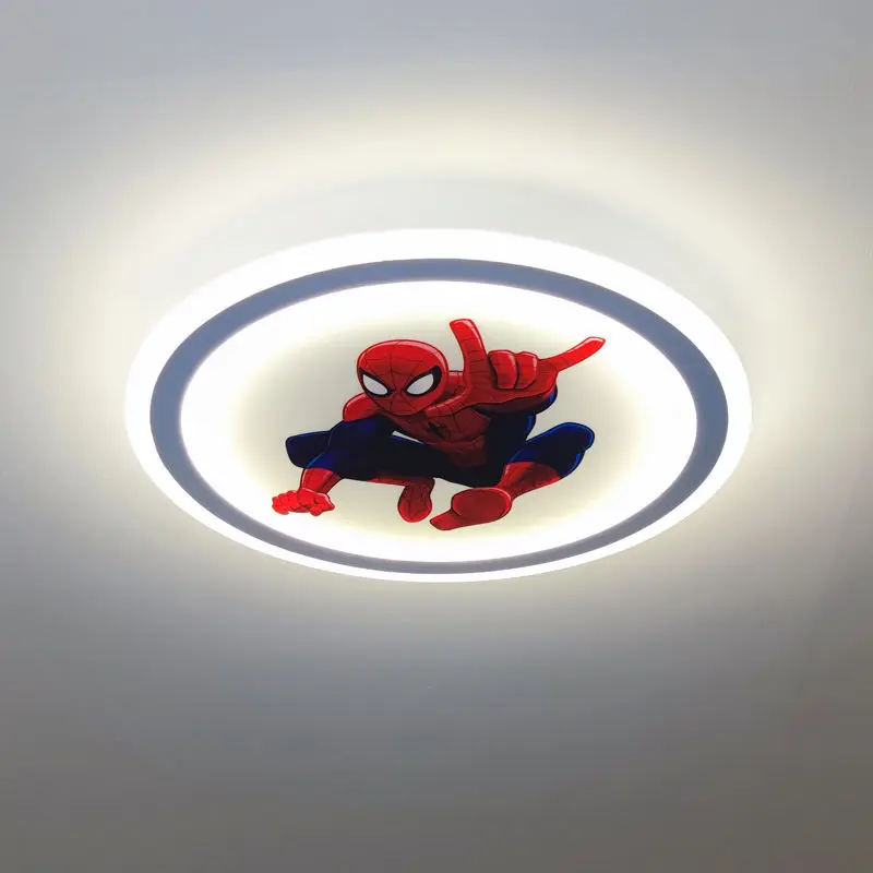 Marvel Spiderman Children's Bedroom Creative Cartoon Pattern Full Spectrum Eye Protection LED Round Energy-Saving Ceiling Lamp
Marvel Spiderman Children's Bedroom Creative Cartoon Pattern Full Spectrum Eye Protection LED Round Energy-Saving Ceiling Lamp