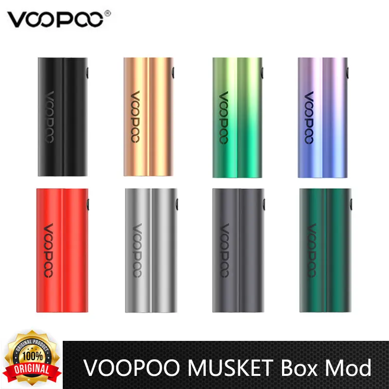 

Electonic Cigarette Original VOOPOO MUSKET Box Mod 5-120W Power By Dual 18650 Battery 510 Thread OLED Display For Vape Atomizer