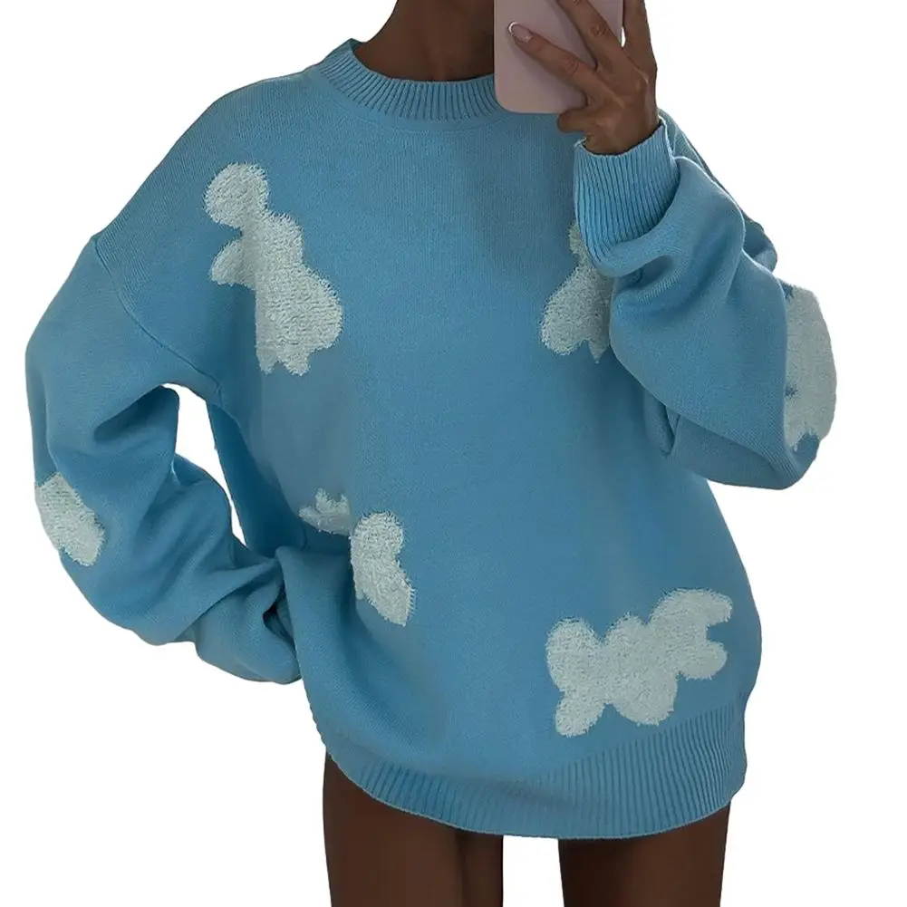 Comfy Fashion Sweater Knitted Sweaters O-neck Popular Sweatshirts Pullovers Women's Cute Patterned Casual Style
Comfy Fashion Sweater Knitted Sweaters O-neck Popular Sweatshirts Pullovers Women's Cute Patterned Casual Style