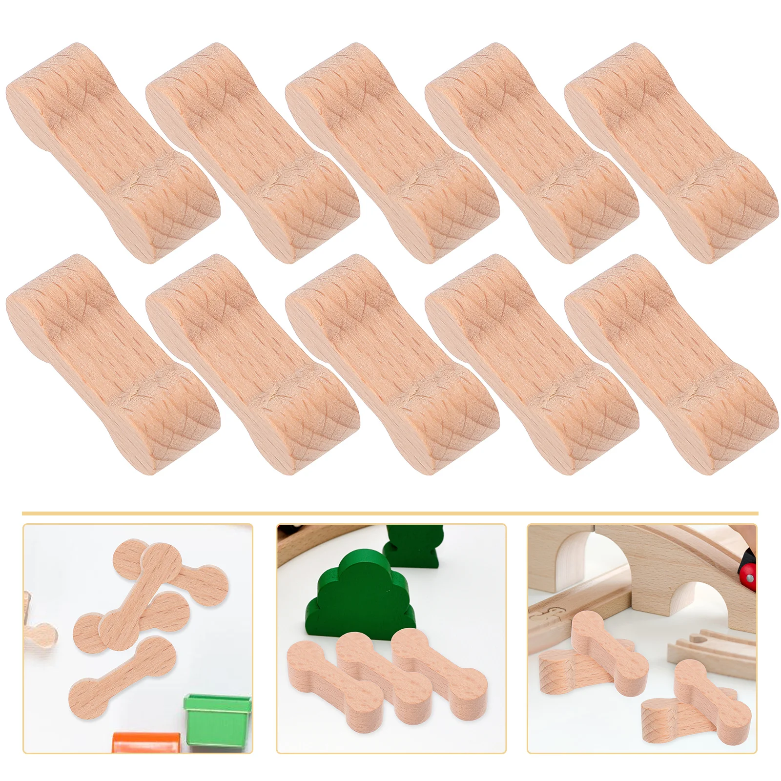 16 Pcs Wooden Track Accessories Bulk Toys Decorative Train Buckle Connector Children Adaptors Model Funny Railway
16 Pcs Wooden Track Accessories Bulk Toys Decorative Train Buckle Connector Children Adaptors Model Funny Railway