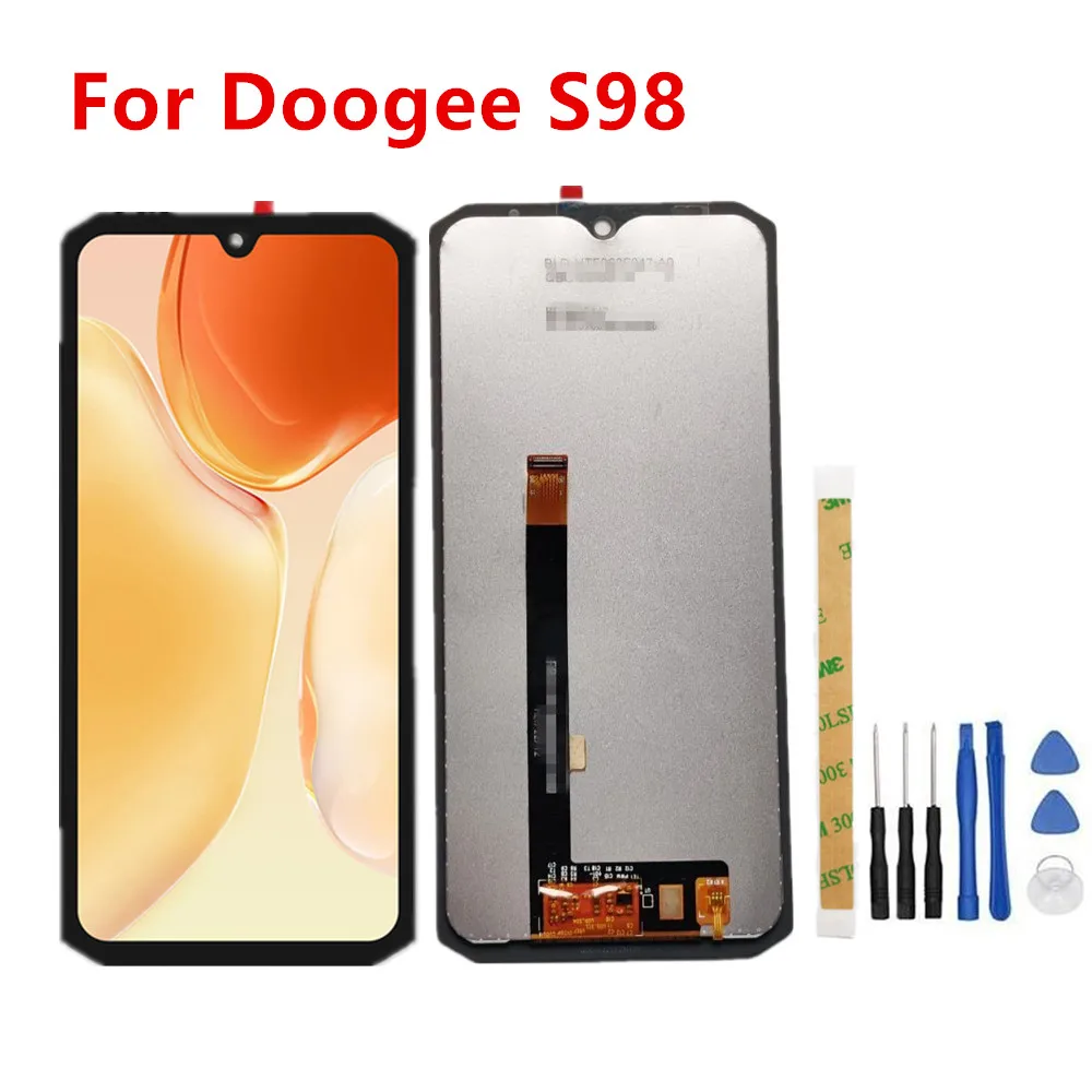 ЖК-дисплей для Doogee S98 6,3 ''FHD +, сенсорный экран в сборе, дигитайзер, стекло, Замена для ремонта, оригинал
ЖК-дисплей для Doogee S98 6,3 ''FHD +, сенсорный экран в сборе, дигитайзер, стекло, Замена для ремонта, оригинал
