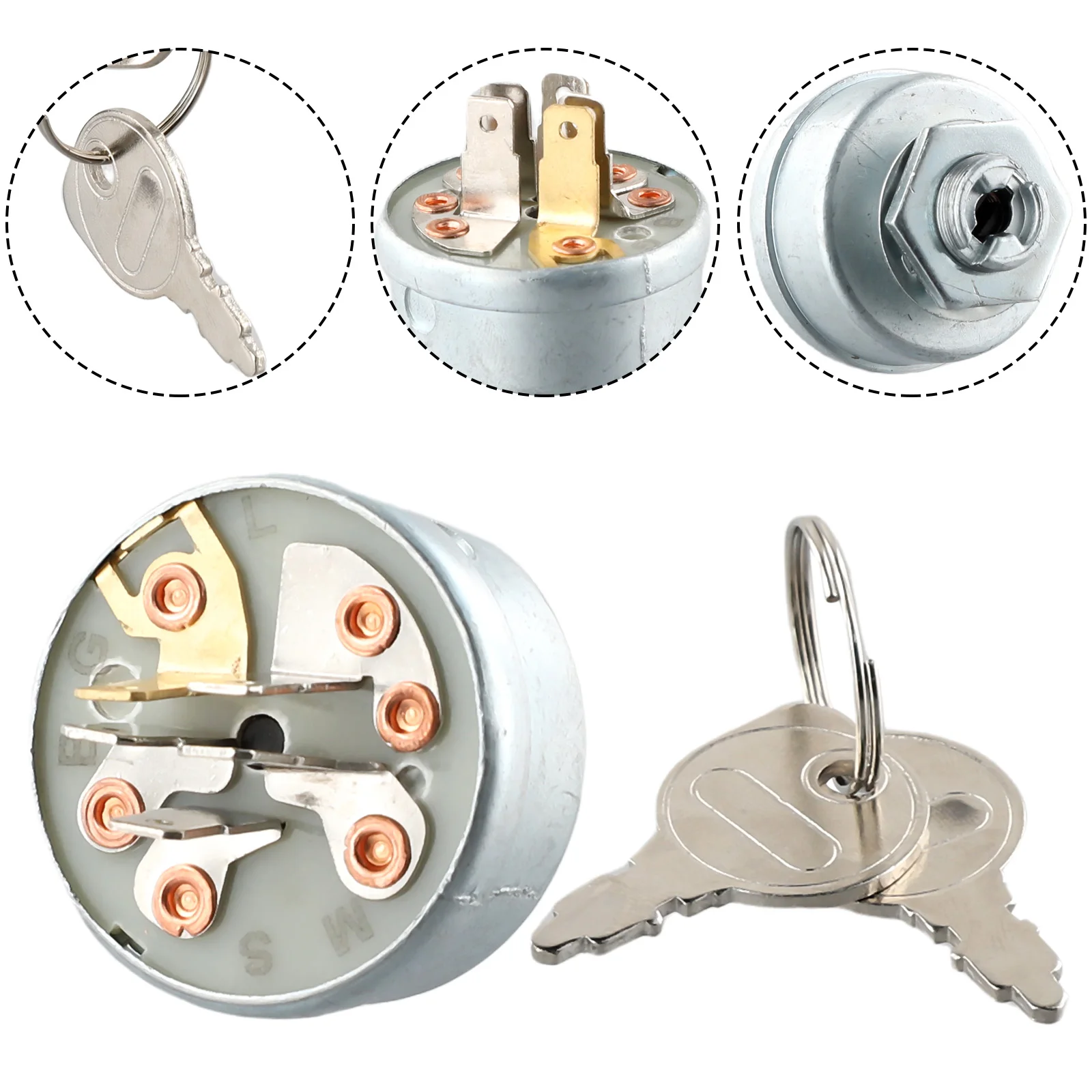 New Parts Ignition Switch Set Replacement Ride On Starter Switch Tool Durable High Quality Hot Sale Accessories Equipment
New Parts Ignition Switch Set Replacement Ride On Starter Switch Tool Durable High Quality Hot Sale Accessories Equipment