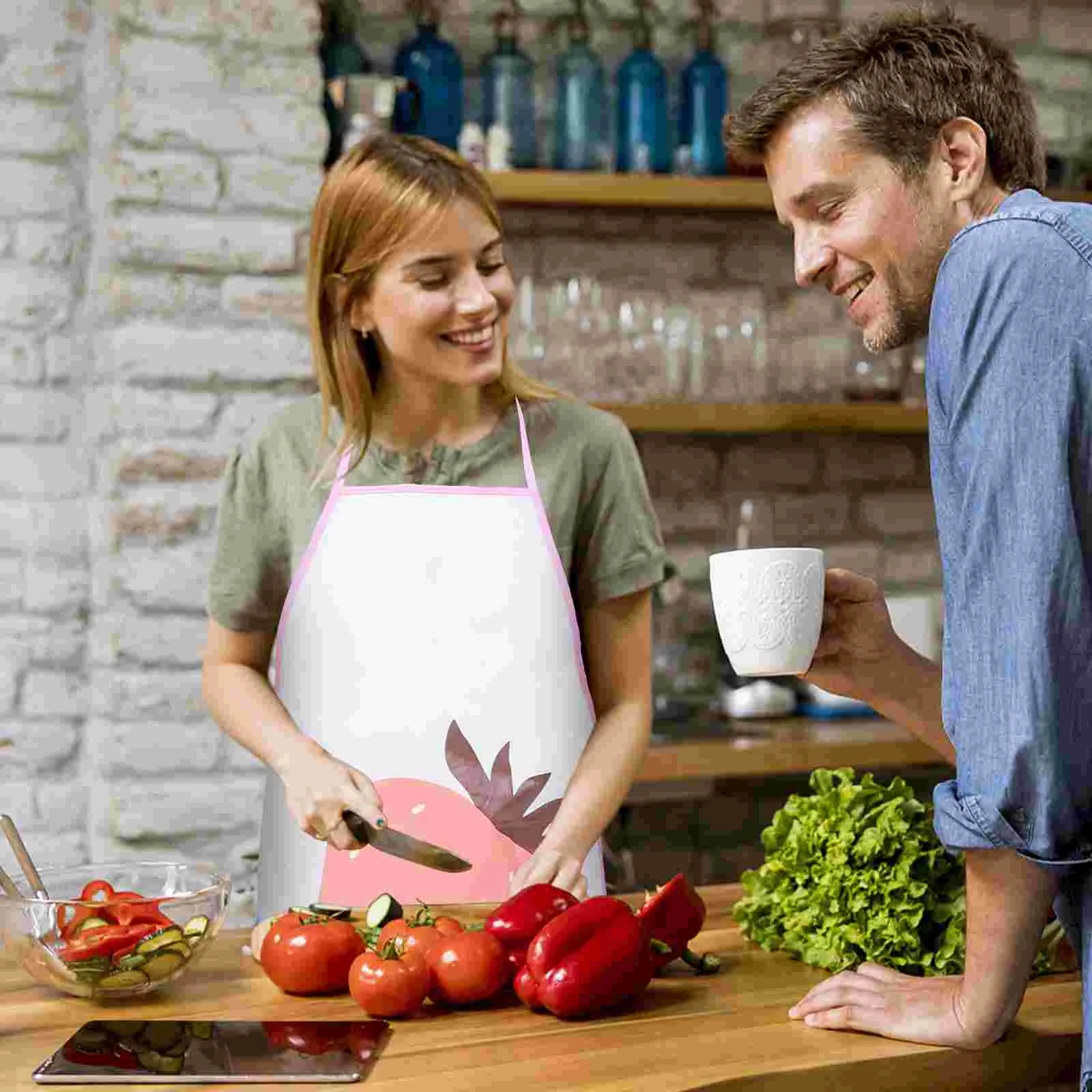 Кухонный Фартук для готовки, декоративный фартук в виде клубники, одноразовый фартук без рукавов для взрослых
Кухонный Фартук для готовки, декоративный фартук в виде клубники, одноразовый фартук без рукавов для взрослых
