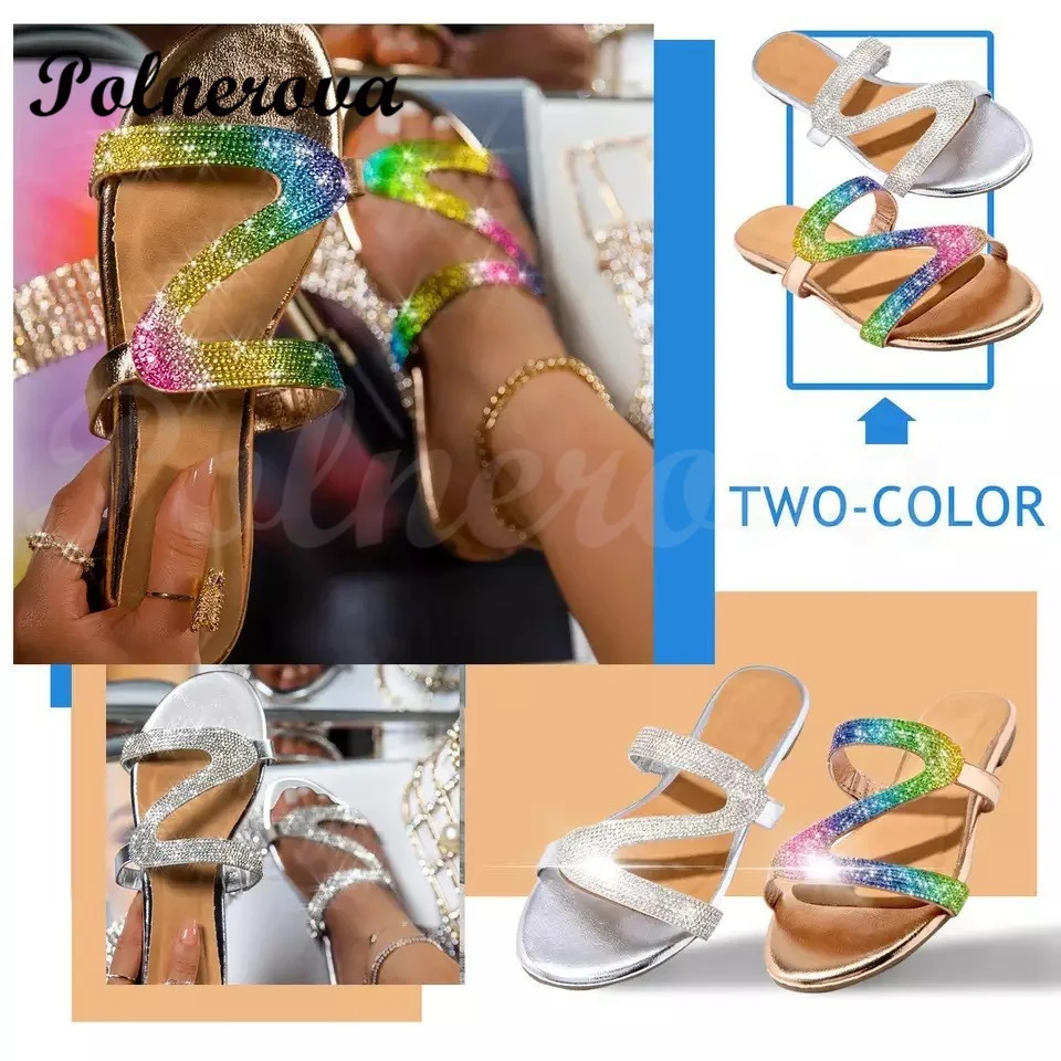 Round Toe Z-Shaped Color Diamond Sandals for Women Summer New Flat Casual Large Size Women's Sandals and Slippers New In
Round Toe Z-Shaped Color Diamond Sandals for Women Summer New Flat Casual Large Size Women's Sandals and Slippers New In