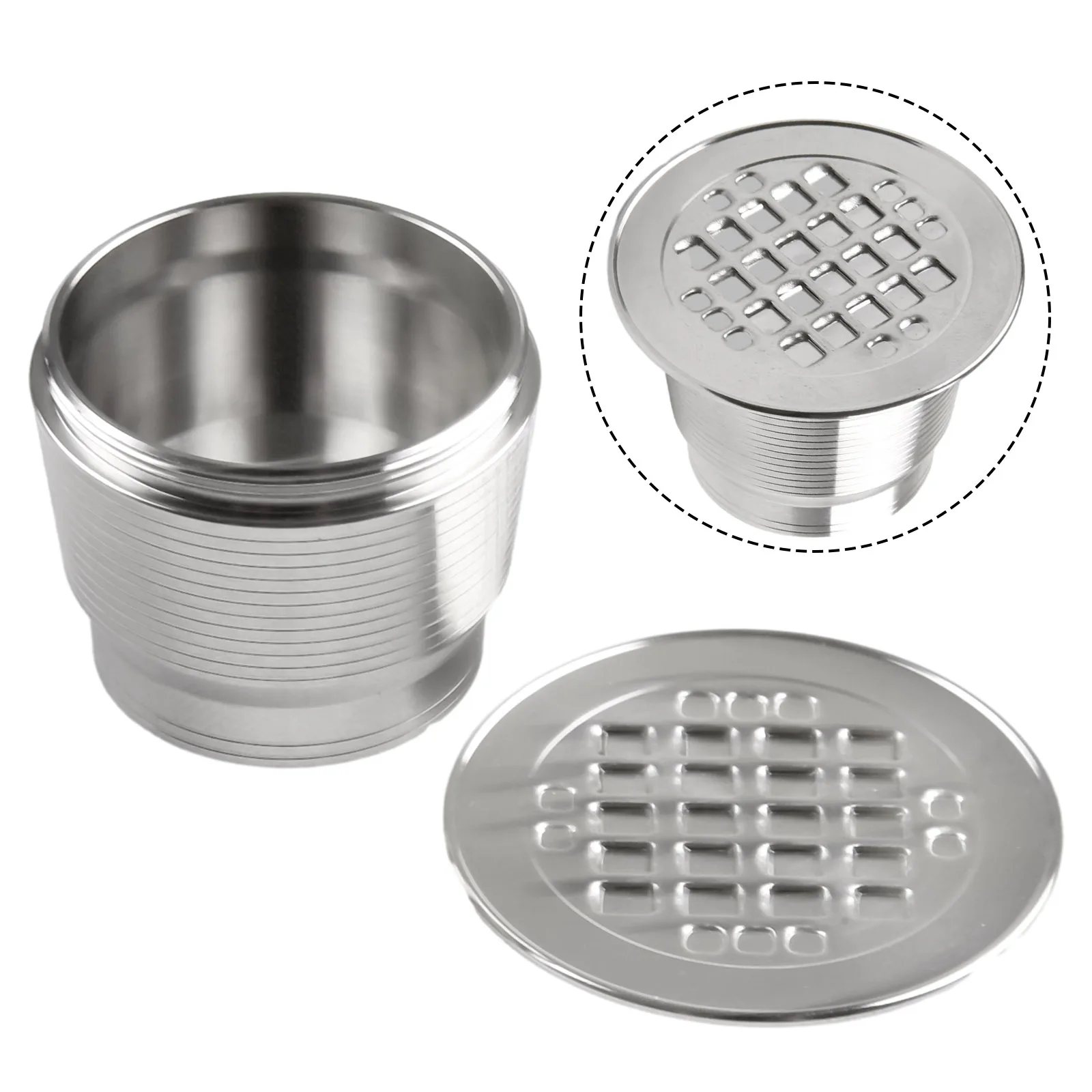 Steel Filter Mesh Coffee Capsule Home Hot Sale 04 Stainless Steel 1PCS 3.7*2.7cm For Silver Practical
Steel Filter Mesh Coffee Capsule Home Hot Sale 04 Stainless Steel 1PCS 3.7*2.7cm For Silver Practical