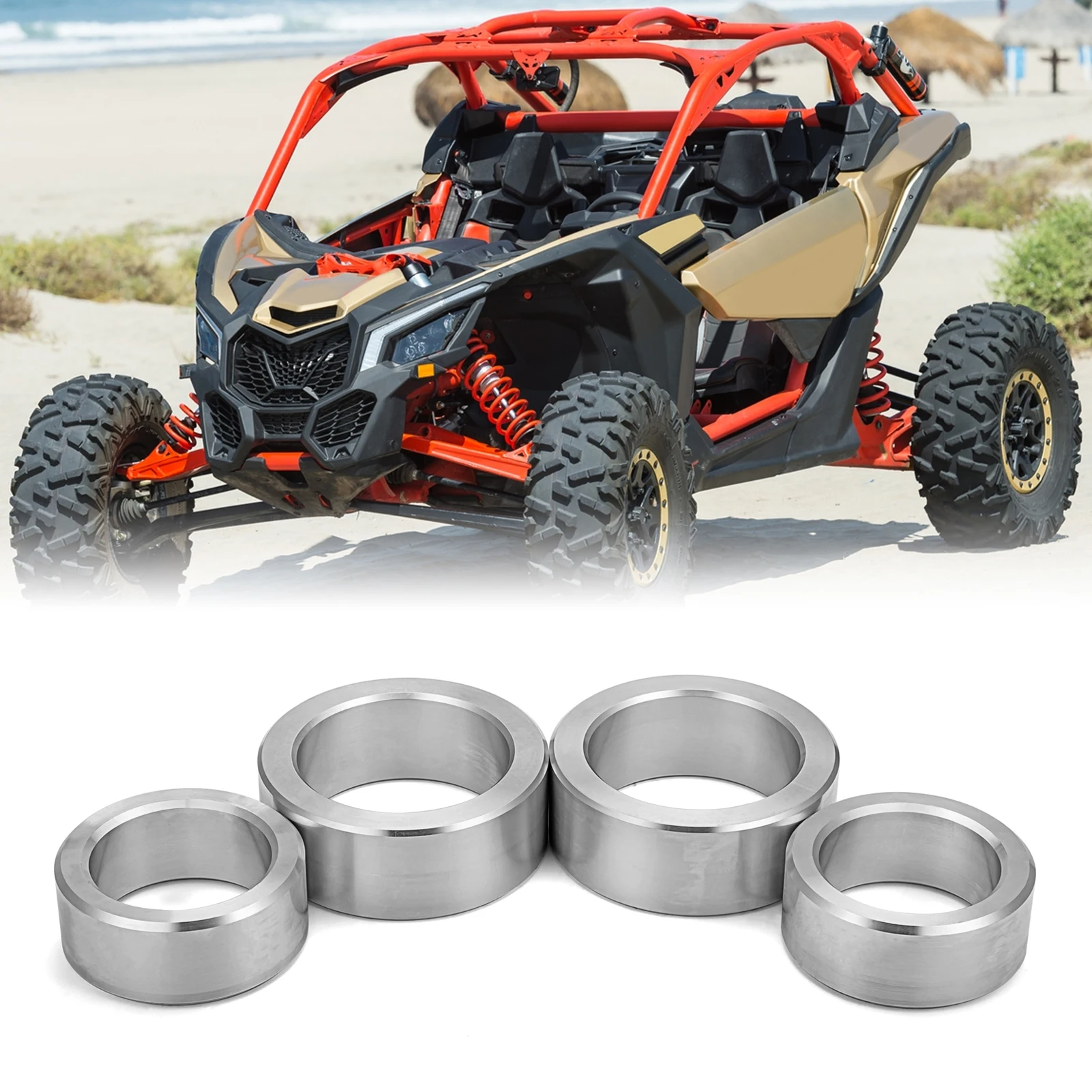 

Подвеска UTV X3 Shock 3 дюйма, полный Семейный комплект переднего и заднего подъемника для 2017-2024 Can-Am Maverick X3, 72 дюйма, аксессуары для корпуса