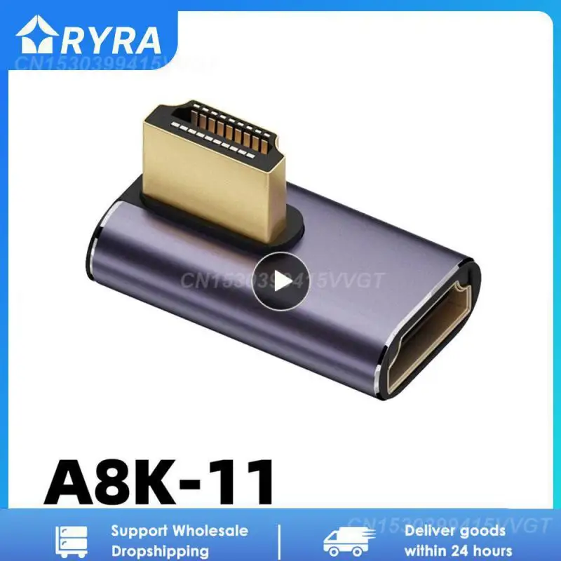 HDMI-compatible Male To Female Adapter Multifunction 7680×4320@60hz HDMI-compatible Male To Male Adapter Durable 8k Elbow 
HDMI-compatible Male To Female Adapter Multifunction 7680×4320@60hz HDMI-compatible Male To Male Adapter Durable 8k Elbow