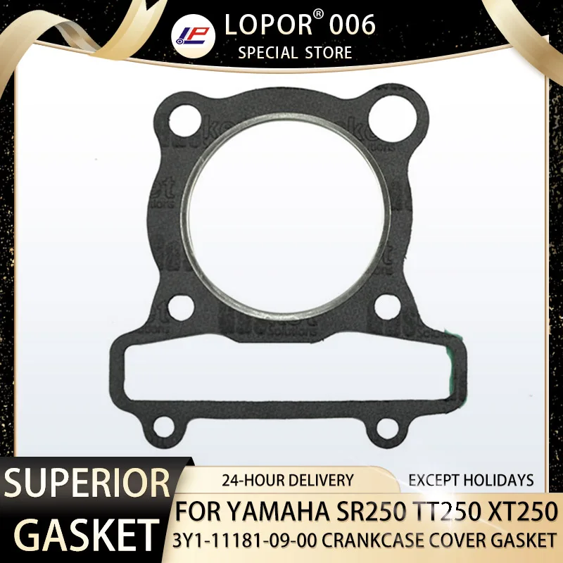 

LOPOR Motorcycle Engine Cylinder Head Gasket For YAMAHA SR250 80-82 TT250 80-82 XT250 80-83 SR TT XT 3Y1-11181-09-00