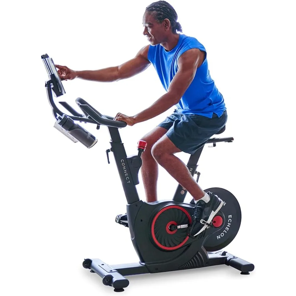 

Exercise Bike -Smart Connect Workout Bike - Magnetic Resistance Mechanism -Stationary Bikes with Speed Monitor & Adjustable Seat